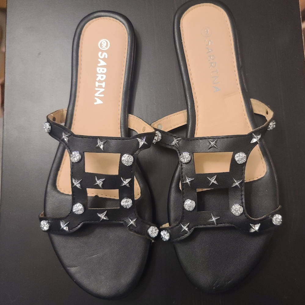 Black sandals
